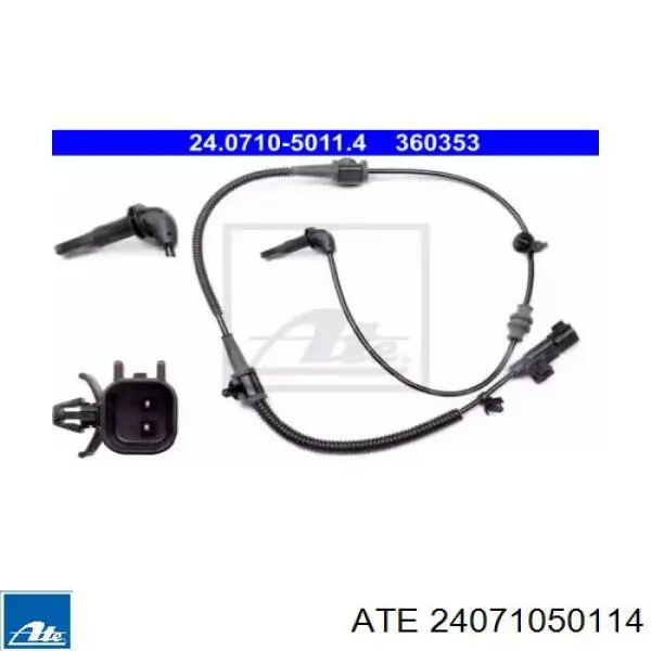 24.0710-5011.4 ATE sensor abs delantero