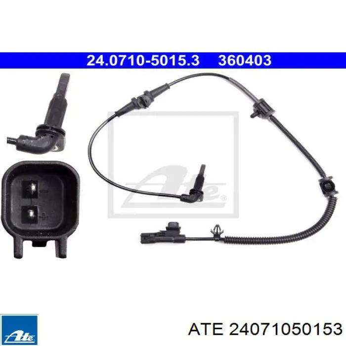 24071050153 ATE sensor abs delantero