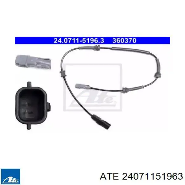 24.0711-5196.3 ATE sensor abs trasero