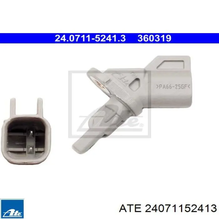 4997102200 JP Group sensor abs delantero derecho