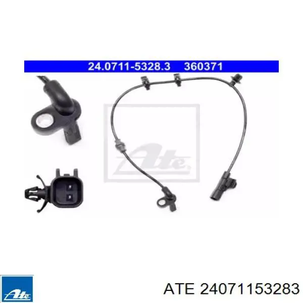 24.0711-5328.3 ATE sensor abs trasero