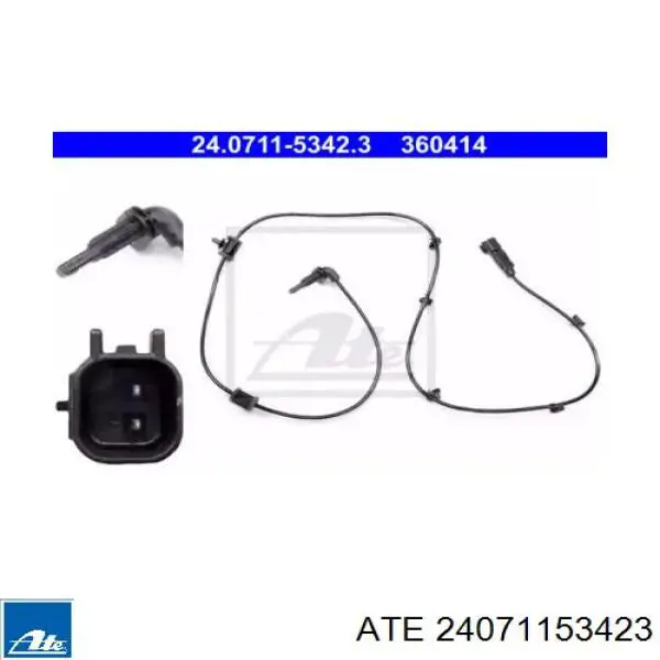 1247043 Opel sensor abs trasero izquierdo