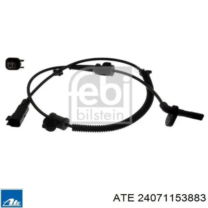 Sensor ABS de rueda delantera ATE 24071153883 precio, desde 21,75 EUR