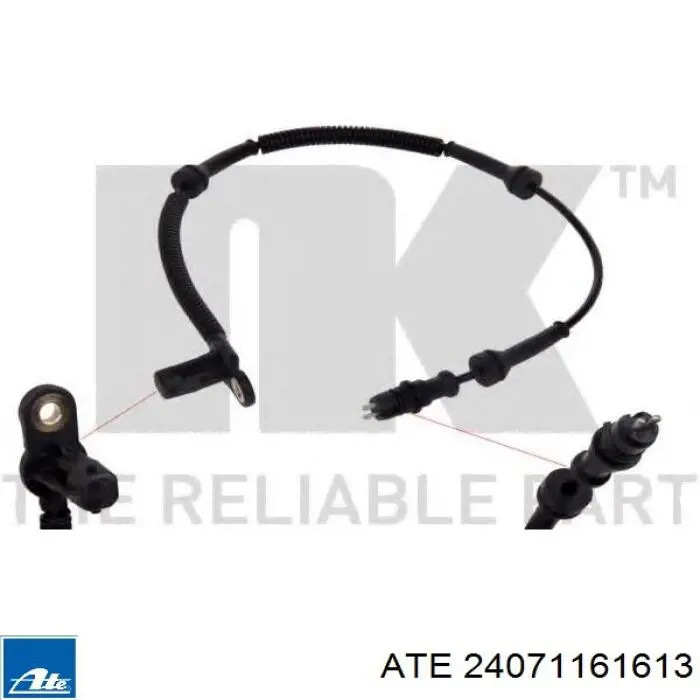 24071161613 ATE Sensor de rueda abs