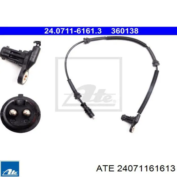 24.0711-6161.3 ATE sensor abs delantero