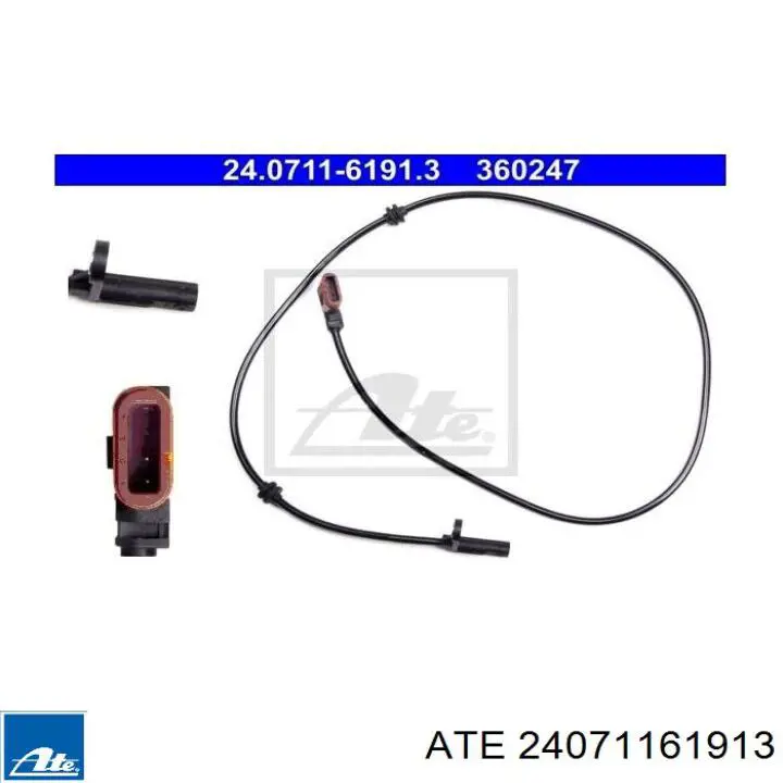 24.0711-6191.3 ATE sensor abs trasero