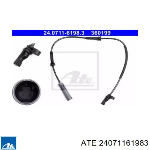 24.0711-6198.3 ATE sensor abs delantero