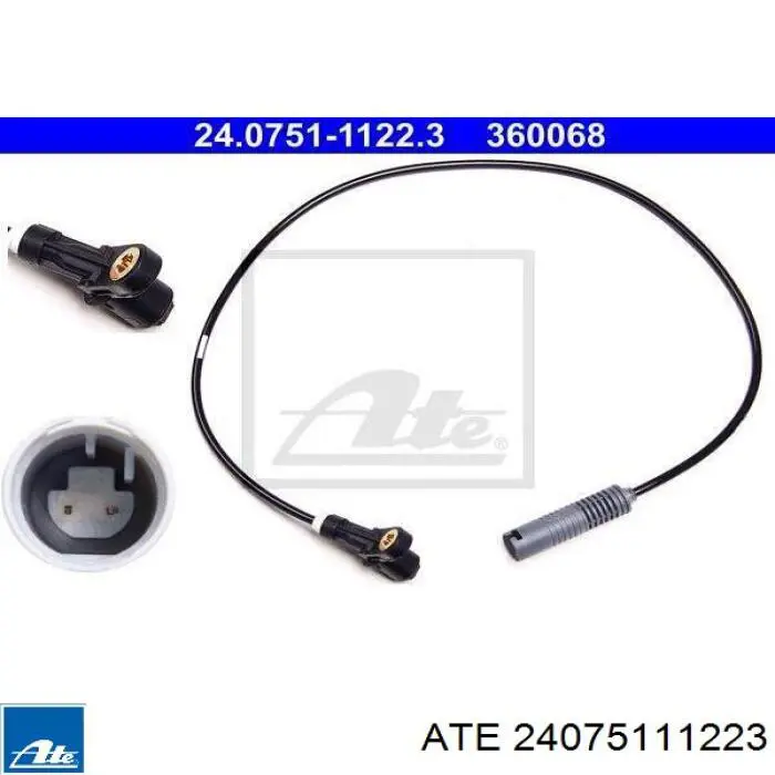 24.0751-1122.3 ATE sensor abs trasero