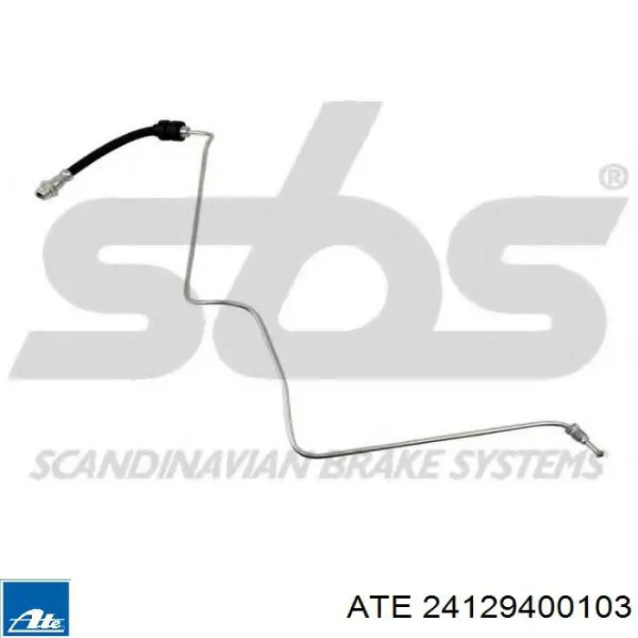 Tubo flexible de frenos trasero izquierdo TRW PHD1148