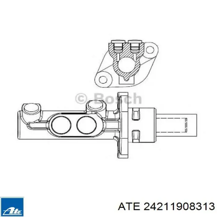 24211908313 ATE cilindro principal de freno