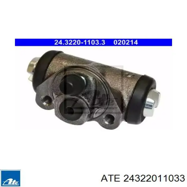 Cilindro de freno de rueda trasera ATE 24322011033 precio, desde 9,63 EUR