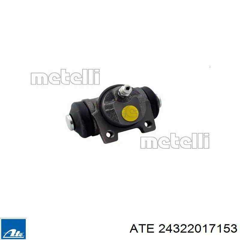 Cilindro de freno de rueda trasera Metelli 040651 precio, desde 16,92 EUR