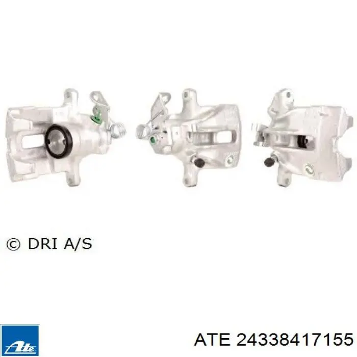 Pinza de freno trasera izquierda ATE 24338417155 precio, desde 66,79 EUR