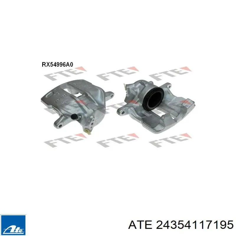 24.3541-1719.5 ATE pinza de freno delantera izquierda