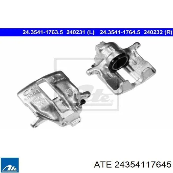 24354117645 ATE pinza de freno delantera derecha