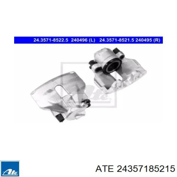 Pinza de freno delantera derecha ATE 24357185215 precio, desde 6,66 EUR