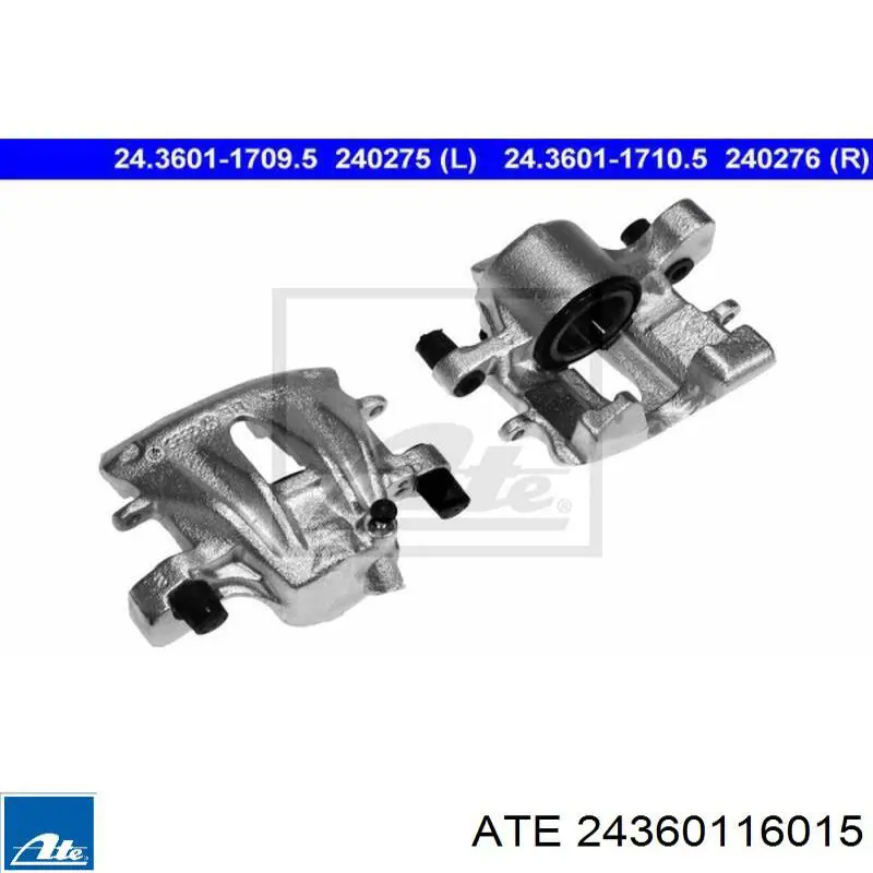 24.3601-1601.5 ATE pinza de freno delantera izquierda