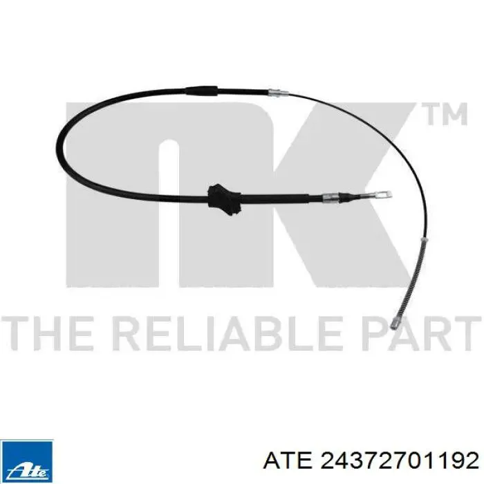 24.3727-0119.2 ATE cable de freno de mano trasero derecho/izquierdo