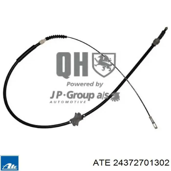 24.3727-0130.2 ATE cable de freno de mano trasero derecho/izquierdo