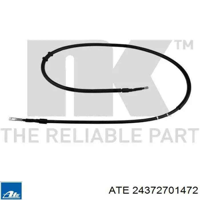 24.3727-0147.2 ATE cable de freno de mano trasero derecho/izquierdo