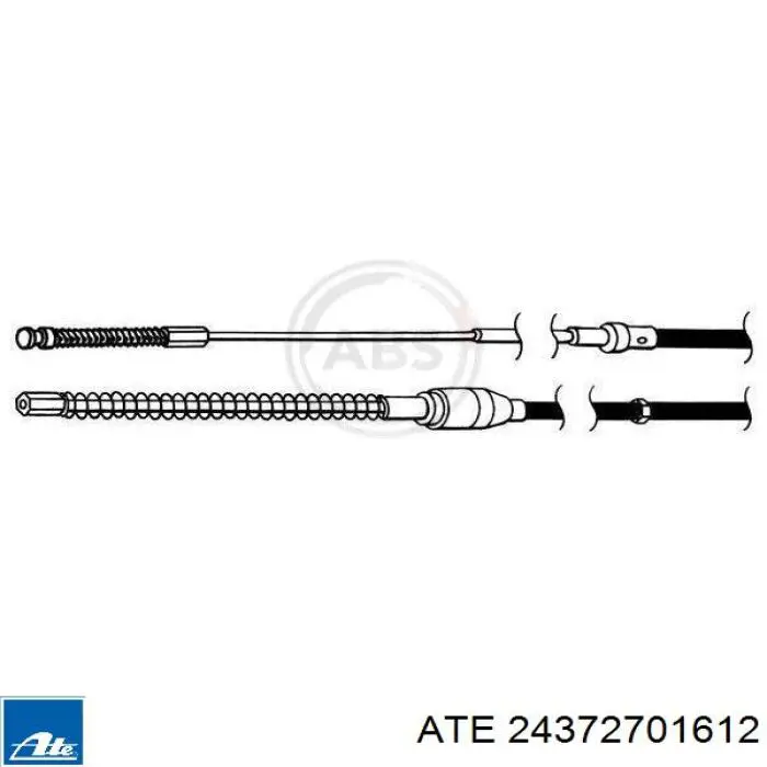 Cable de freno de mano trasero derecho/izquierdo Beca Cables 2001351 precio, desde 15,93 EUR