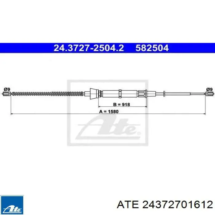 Comprar 2001351 Beca Cables Cable de freno de mano trasero derecho/izquierdo