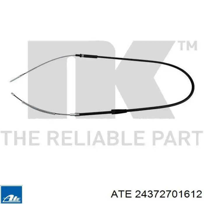 Cable de freno de mano trasero derecho/izquierdo Beca Cables 2001351