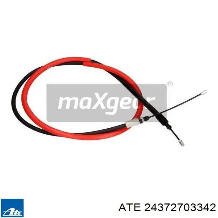 24.3727-0334.2 ATE cable de freno de mano trasero derecho