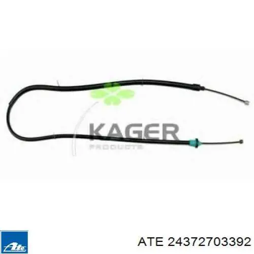 110003 Beca Cables Cable de freno de mano trasero derecho
