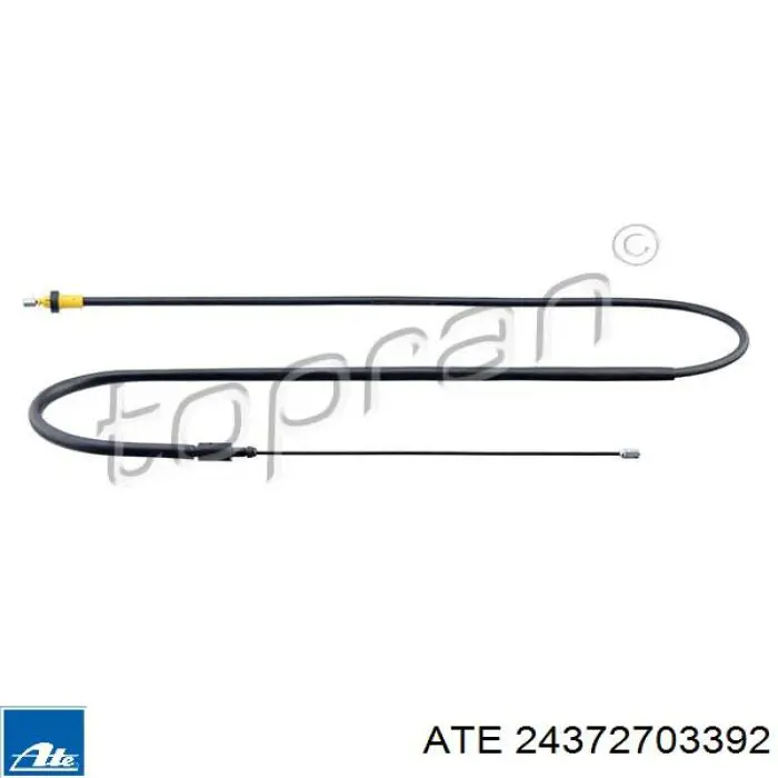Cable de freno de mano trasero derecho 110003 Beca Cables