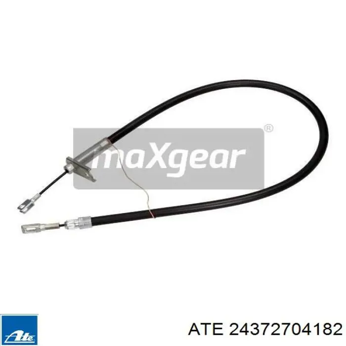 24.3727-0418.2 ATE cable de freno de mano trasero izquierdo