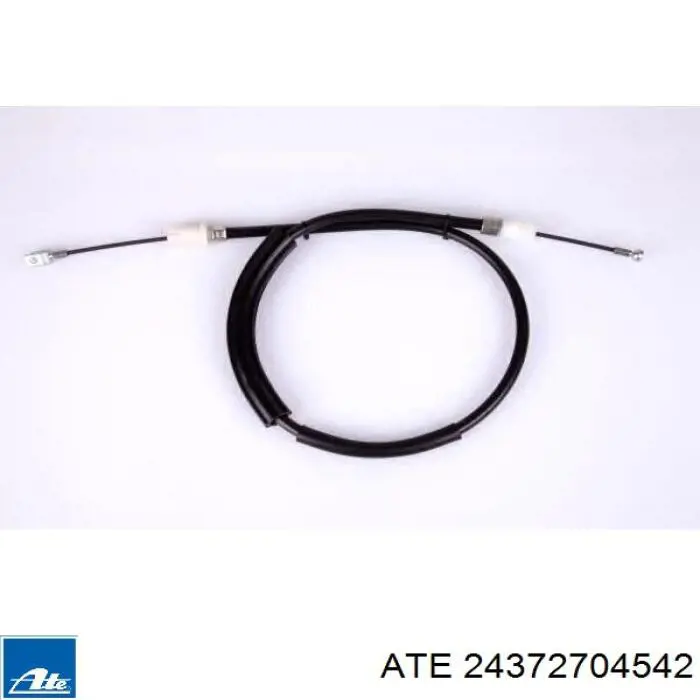 24.3727-0454.2 ATE cable de freno de mano trasero derecho