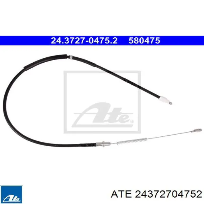 24.3727-0475.2 ATE cable de freno de mano trasero derecho/izquierdo