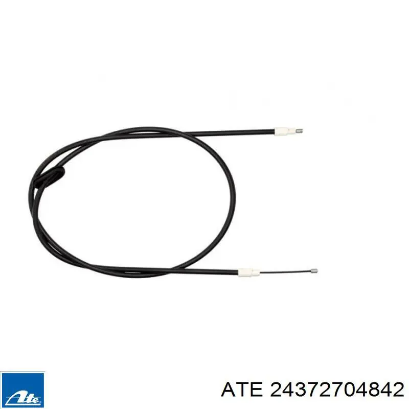 24.3727-0484.2 ATE cable de freno de mano delantero