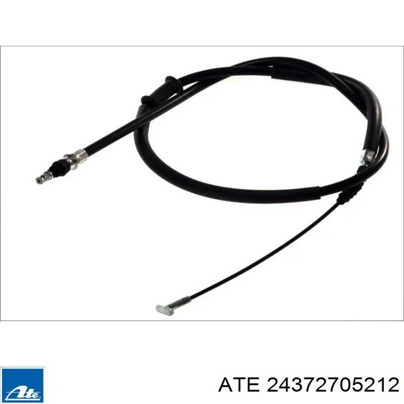 24.3727-0521.2 ATE cable de freno de mano trasero izquierdo