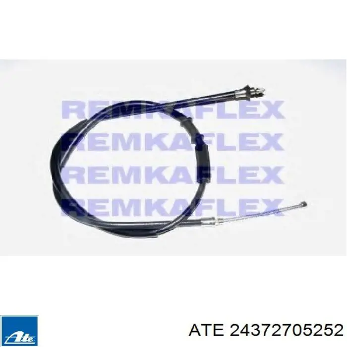 Cable de freno de mano trasero derecho Beca Cables 202002