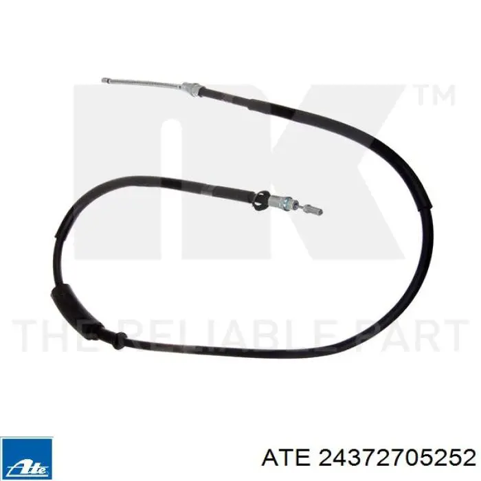 202002 Beca Cables Cable de freno de mano trasero derecho