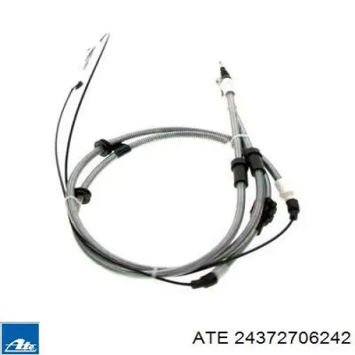 24372706242 ATE Cable de freno de mano trasero derecho/izquierdo