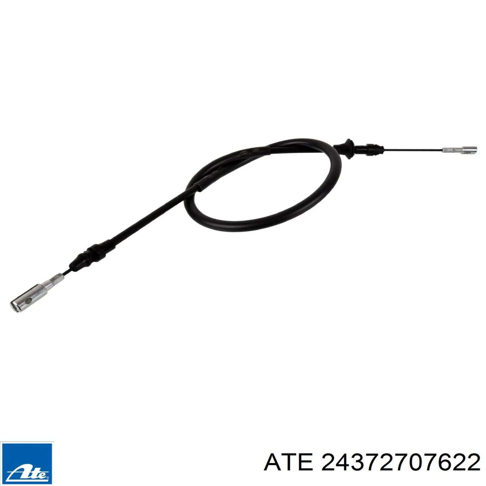 24.3727-0762.2 ATE cable de freno de mano delantero