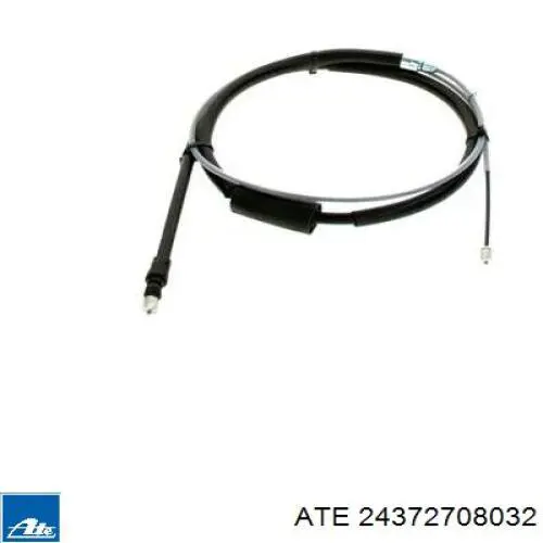 24.3727-0803.2 ATE cable de freno de mano trasero derecho