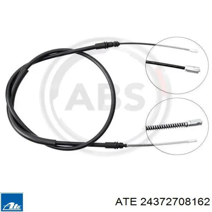 24.3727-0816.2 ATE cable de freno de mano trasero derecho/izquierdo