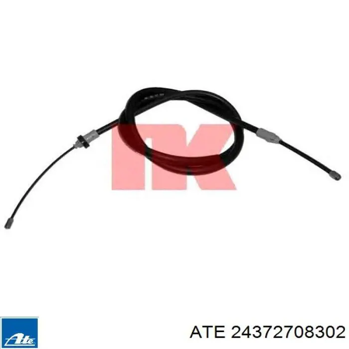 24.3727-0830.2 ATE cable de freno de mano trasero derecho/izquierdo