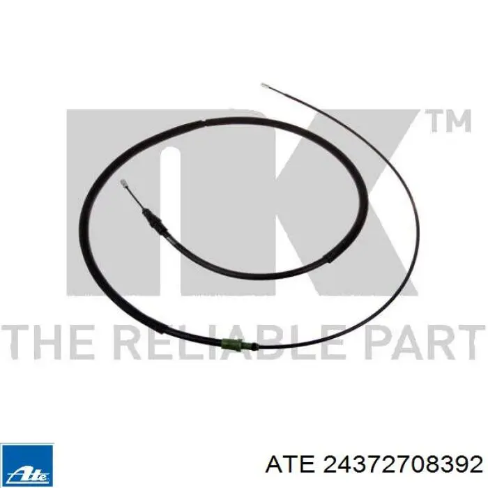 24.3727-0839.2 ATE cable de freno de mano trasero derecho/izquierdo