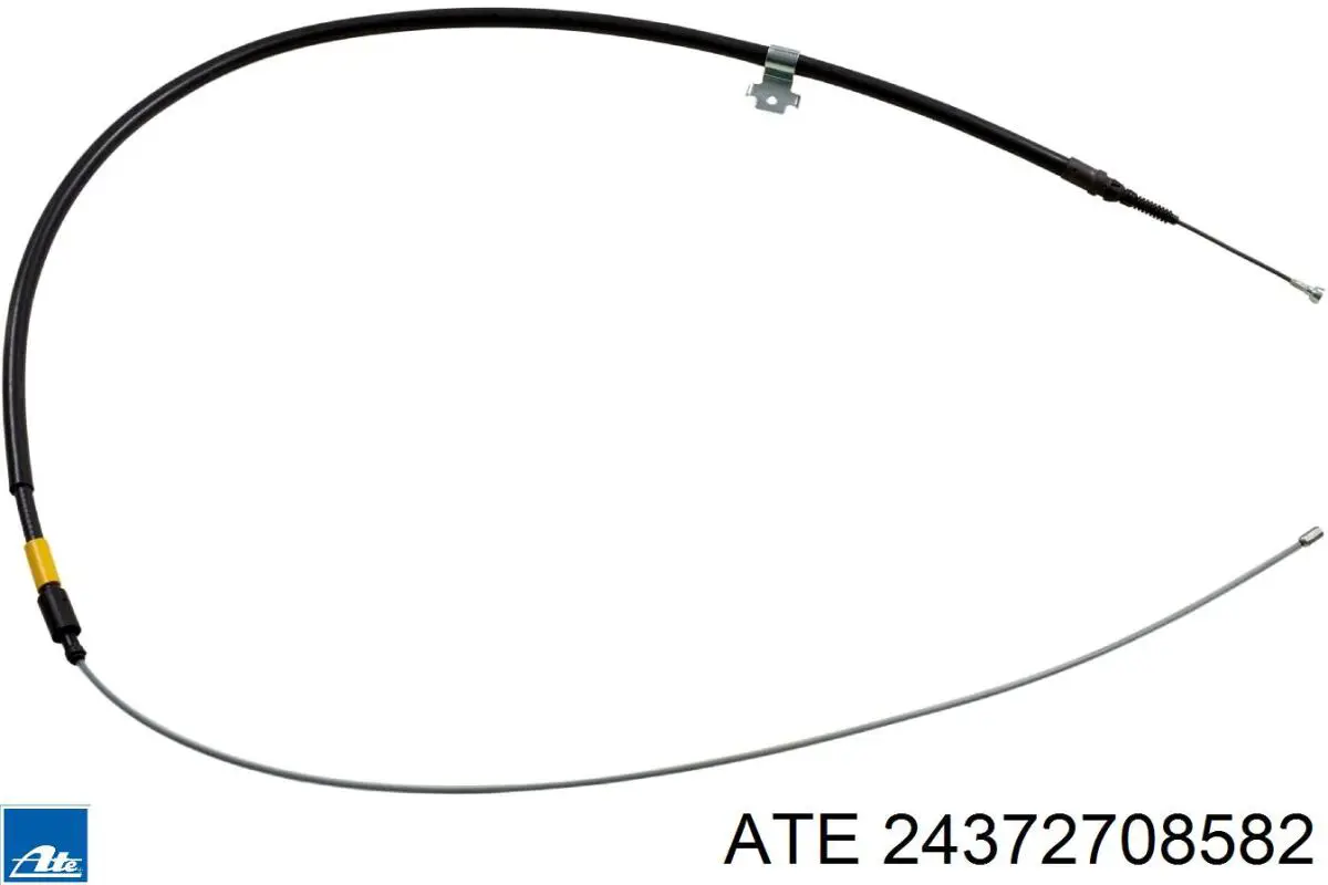 24.3727-0858.2 ATE cable de freno de mano trasero izquierdo