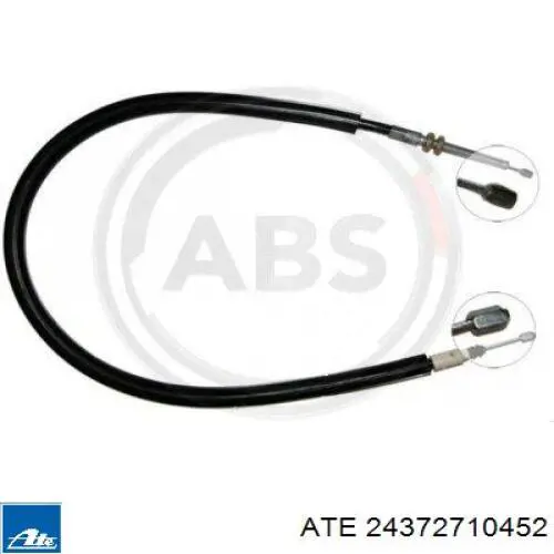 24.3727-1045.2 ATE cable de freno de mano trasero derecho/izquierdo