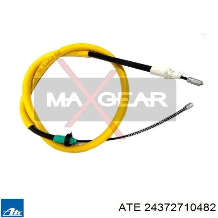 24.3727-1048.2 ATE cable de freno de mano trasero derecho