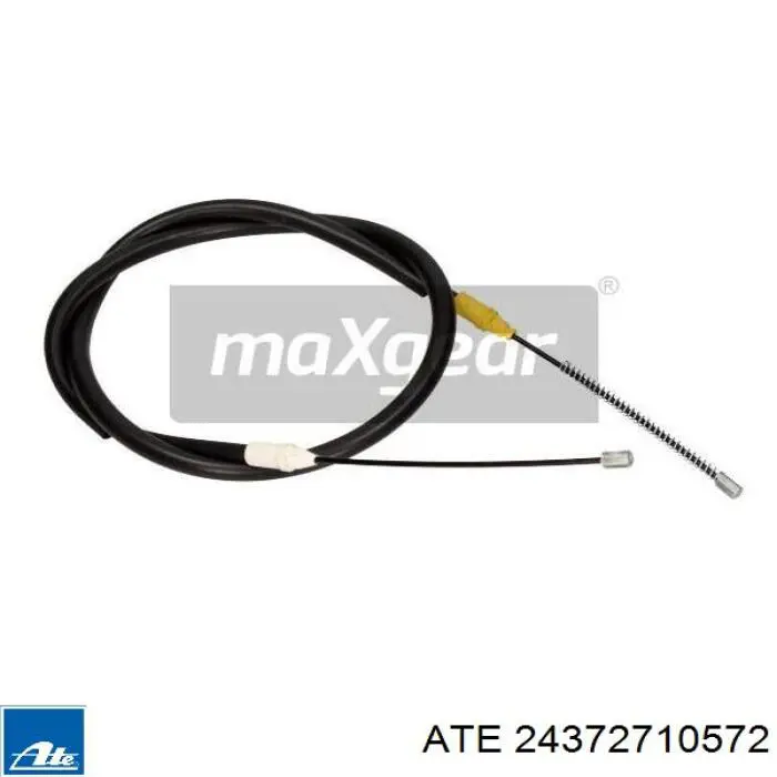 24.3727-1057.2 ATE cable de freno de mano trasero derecho/izquierdo