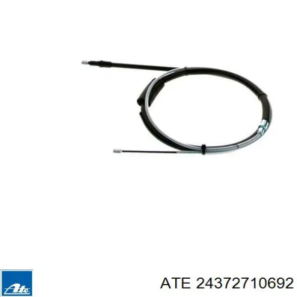 24.3727-1069.2 ATE cable de freno de mano trasero derecho/izquierdo