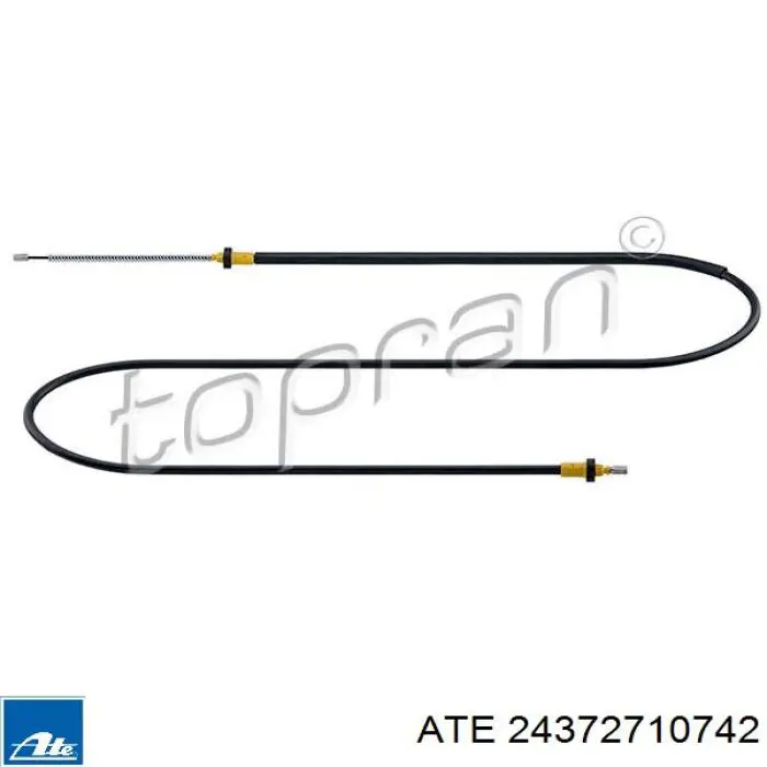 Cable de freno de mano trasero derecho/izquierdo 6001549112 Renault (RVI)