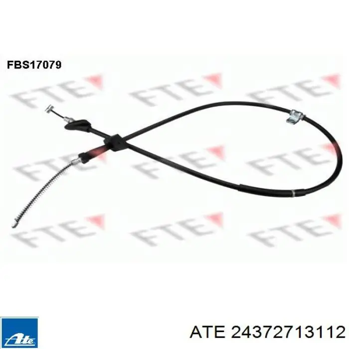 911267 SPJ Cable de freno de mano trasero derecho/izquierdo